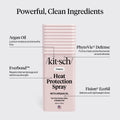 Kitsch Heat Protection Spray for Hair – Heat Protectant for Hair with Argan Oil – Styling Hair Spray for Frizz Control, Shine & Damage Protection – Protects Strands | Ideal Gifts for Women – 201ml 🍁 All In One Marketplace Canada