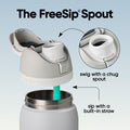 Owala FreeSip Insulated Stainless Steel Water Bottle with Straw for Sports and Travel, BPA-Free, 32oz, Iced Breeze 🍁 All In One Marketplace Canada