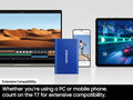 SAMSUNG T7 1TB, Portable SSD, Grey, up to 1050MB/s, USB 3.2 Gen2, Gaming, Students & Professionals, External Solid State Drive (MU-PC1T0T/AM) [Canada Version] 🍁 All In One Marketplace Canada