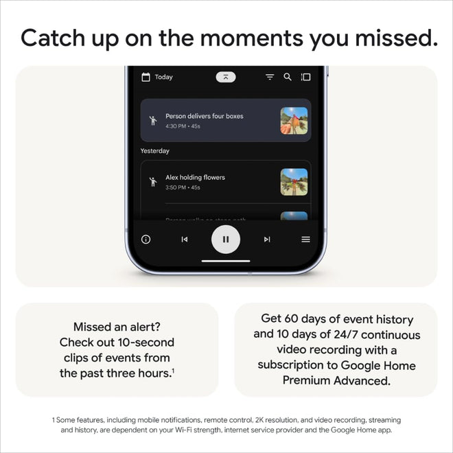Google Nest Doorbell (Wired, 3rd gen)- 2K Video and Gemini - Linen 🍁 All In One Marketplace Canada