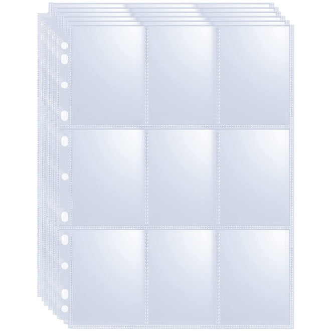 360 Pockets Trading Card Sleeves - Double-Sided 9 Pocket Page Protector, Ultra-Clear Card Sheets for 3 Ring Binder, Sleeves for Game Yugioh/MTG, Baseball, Business Cards, Coupons 🍁 All In One Marketplace Canada