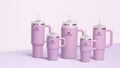 Stanley Quencher H2.0 Tumbler with Handle and Straw 20 oz Flowstate 3-Position Lid Cup Holder Compatible for Travel Insulated Stainless Steel Cup BPA-Free Lilac 🍁 All In One Marketplace Canada