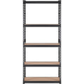 VEVOR Storage Shelving Unit, 5-Tier Adjustable, 2000 lbs Capacity, Heavy Duty Garage Shelves Metal Organizer Utility Rack, Black, 36" L x 18" W x 72" H for Kitchen Pantry Basement Bathroom Laundry 🍁 All In One Marketplace Canada
