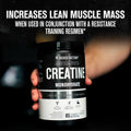 Jacked Factory Creatine Monohydrate Powder - Canadian-Owned Informed Choice Certified Supplement for Increased Muscle Mass*, Improved Strength, Power, & Performance** - 85 Servings, Arctic White 🍁 All In One Marketplace Canada