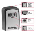 Master Lock Wall Mount Key Lock Box with Resettable Combination Lock, Outdoor Key Lock Box, 5 Key Capacity, 5401D 🍁 All In One Marketplace Canada