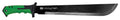 Hooyman Bush Machete with Heavy Duty Construction, Ergonomic No-Slip Handle and Belt Sheath for Gardening, Land Management, Bushcraft, Hunting and Outdoor , Black/Green 🍁 All In One Marketplace Canada