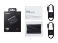SAMSUNG T9 1TB Portable SSD, USB 3.2 Gen. 2x2, Black, Upto 2000MB/s Read Speed - MU-PG1T0B/AM [Canada Version] 🍁 All In One Marketplace Canada