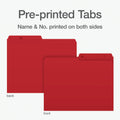 Pendaflex File Folders, 1/2 Cut Tab, Letter Size, Red, Durable Paper Stock, 100/Box, Ideal for Office/Home/School Organization, Made in Canada, Reversible File Organizers 🍁 All In One Marketplace Canada