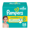 Pampers Swaddlers Diapers, Size S8, Absorbent, Keeps Baby Dry and Comfortable, Skin Safe Disposable Baby Diaper, 1 Pack (Count of 58) 🍁 All In One Marketplace Canada
