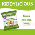Kiddylicious Veggie Straws | 12+ Months | 9 Portions | 108g 🍁 All In One Marketplace Canada