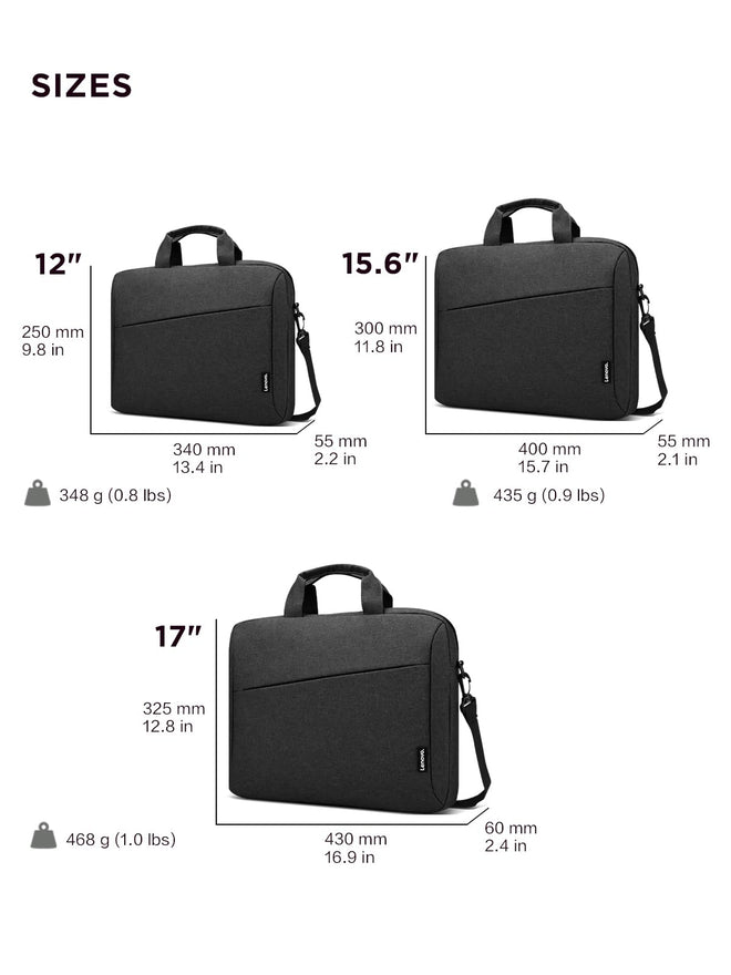 Lenovo Laptop Carrying Case T210, Notebook Bag for 15.6-Inch Laptop/Tablet, Sleek Design and Water-Repellent Fabric, GX40Q17229 🍁 All In One Marketplace Canada