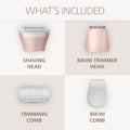 Philips Lady Shaver Series 6000, Cordless Electric Lady Shaver, Wet & Dry Electric Razor for Body Hair Removal, BRL137/00 🍁 All In One Marketplace Canada