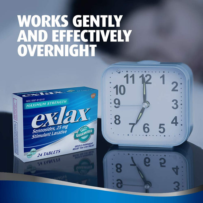 Ex-Lax Gentle Overnight Laxatives for Constipation Relief, 60 Pills 🍁 All In One Marketplace Canada