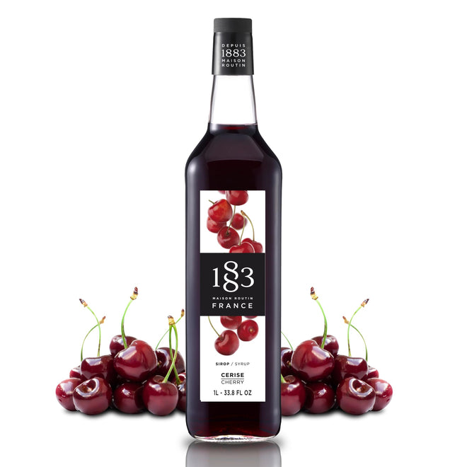 Maison Routin 1883 Cherry Syrup, Pet Bottle 1000 Milliliter 🍁 All In One Marketplace Canada