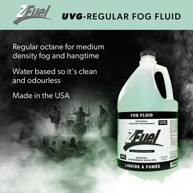 Z Fuel Universal UVG Fog Fluid Juice - 3.78 Litres - Professional Grade For Fog Machine - Perfect For Halloween, Weddings, Party or DJ Effects - High Output & Long Lasting 🍁 All In One Marketplace Canada
