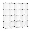 SONGMICS Cube Storage Organizer, 16 Cube Closet Organizers 48.4 x 12.2 x 48.4 Inches, White ULPC44L 🍁 All In One Marketplace Canada