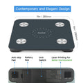 Homebuds Digital Bathroom Scale for Body Weight and Body Fat, Weighing Professional Since 2001, Body Composition Monitor Professional for BMI Fat Water Muscle with App, 400lb, Blue 🍁 All In One Marketplace Canada
