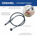 Dremel Flex Shaft Rotary Tool Attachment with Comfort Grip and 36” Long Cable-Engraver, Polisher, and Mini Sander-Ideal for Detail Metal Engraving, Wood Carving, and Jewelry Polishing, 225-02, Grey 🍁 All In One Marketplace Canada