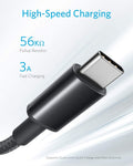 Anker Cable [5 Pack, 6FT], USB A to USB C Cable for Samsung Galaxy S10 S10+, LG V30, Beats Fit Pro and More (Black) 🍁 All In One Marketplace Canada