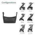 UPPAbaby Carry-All Parent Organizer/Fits on Vista, Cruz, Minu, Minu Duo, G-Series Strollers/Secure Zippered Pocket + Beverage Compartments 🍁 All In One Marketplace Canada