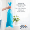 Diaper Genie Easy Roll Refill with 30 Bags - Refill for Diaper Genie Signature, Platinum, Essence Pails - Holds up to 1,410 Newborn Diapers, Blue, 1-Pack 🍁 All In One Marketplace Canada