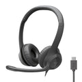 Logitech H391 Wired Headset for PC/Laptop, Stereo Headphones with Noise Canceling Microphone, USB-C, in-Line Controls, Works with Chromebook - Graphite 🍁 All In One Marketplace Canada