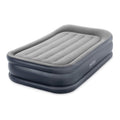 INTEX 64131ED Dura-Beam Plus Deluxe Pillow Rest Air Mattress: Fiber-Tech – Twin Size – Built-in Electric Pump – 16.5in Bed Height – 300lb Weight Capacity 🍁 All In One Marketplace Canada