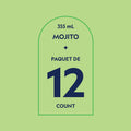 Atypique Non-Alcoholic Cocktail, Mojito, 355 mL, 12-Count 🍁 All In One Marketplace Canada