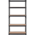 VEVOR Storage Shelving Unit, 5-Tier Adjustable, 2000 lbs Capacity, Heavy Duty Garage Shelves Metal Organizer Utility Rack, Black, 30" L x 12" W x 60" H for Kitchen Pantry Basement Bathroom Laundry 🍁 All In One Marketplace Canada