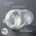 Tommee Tippee Natural Start Baby Bottle Set, Breast-Like Nipples, 0m+ 🍁 All In One Marketplace Canada