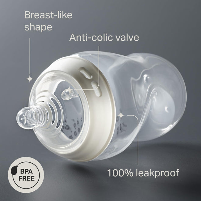 Tommee Tippee Natural Start Baby Bottle Set, Breast-Like Nipples, 0m+ 🍁 All In One Marketplace Canada