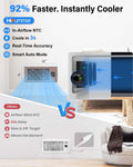 Hisummer Register Booster Fan for 4" x 10" Floor Register, Quiet 10-Speed Vent Fan Booster with Temp Sensor, 150 CFM Airflow, Improves Heating & Cooling, Remote Control (Oil-Rubbed Bronze) 🍁 All In One Marketplace Canada