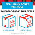 Scotch Heavy Duty Packaging Tape, 1.88 Inches x 800 Inches, 6 Rolls (142-6) 🍁 All In One Marketplace Canada