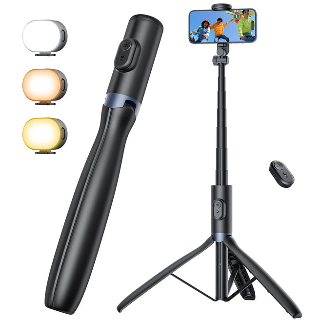 ANXRE 67.7" Photographic Tripod Stand with Light, NT99 Tripod Stand for Cell Phone & Camera & Gopro, Travel Stand Holder with Remote for Content Creator Video Recording 🍁 All In One Marketplace Canada