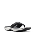 Clarks Cloudsteppers Women's Breeze Sea Flip-Flop, Black Synthetic, 7 Medium US 🍁 All In One Marketplace Canada