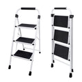 Sweetcrispy 3 Step Ladder, Folding Step Stool, Anti-Slip Pedal 🍁 All In One Marketplace Canada
