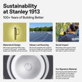 Stanley Quick Flip GO Water Bottle 24 oz | Push Button Lid | Leakproof and Packable for Travel and Sports | Insulated Stainless Steel | BPA-Free | Azure 🍁 All In One Marketplace Canada