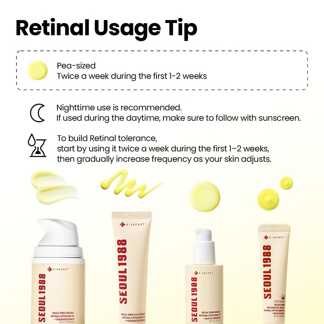 Seoul 1988 Eye Cream: Retinal Liposome 4% +Fermented Bean 30ml 🍁 All In One Marketplace Canada