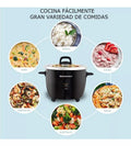 Elite Gourmet Maxi-Matic Electric Rice Cooker with Stainless Steel Inner Pot Makes Soups, Stews, Porridge's, Grains and Cereals, 10 cups cooked (5 Cups uncooked), Black, ERC-2010B 🍁 All In One Marketplace Canada