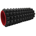 IBF Iron Body Fitness Acupoint Foam Roller - 12", High-Density EVA Foam Roller for Deep Tissue Massage, Back Pain, Yoga, and Physical Therapy - Black and Red 🍁 All In One Marketplace Canada