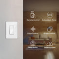 Kasa Smart Light Switch HS200, Single Pole, Needs Neutral Wire, 2.4GHz Wi-Fi Light Switch Works with Alexa and Google Home, UL Certified, No Hub Required, White ( Packaging May Vary ) 🍁 All In One Marketplace Canada