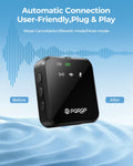 PQRQP 3-in-1 Mini Microphone for iPhone/Android/Camera, Hi-Fi Audio, 48kHz/24-bit,Wireless Microphone, 328ft Range, 18H Battery, Lapel Mic with Noise Reduction for TikTok, YouTube 🍁 All In One Marketplace Canada