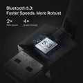 TP-Link USB Bluetooth Adapter for PC, Bluetooth 5.3 Dongle (UB500 Plus) - Long Range, Adjustable Antenna, Supports Windows 11/10/8.1/7 for Desktop, Laptop, Mouse, Keyboard, and More. 🍁 All In One Marketplace Canada