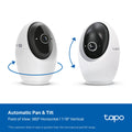 Tapo 4K 8MP Pan/Tilt Indoor Security Camera for Baby Monitor, No Monthly Fee, Pet Camera w/Motion Detect and Track, SD/Cloud Storage, Works w/Alexa, Google, and Samsung (Tapo C260) 🍁 All In One Marketplace Canada