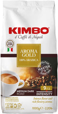 Kimbo Aroma Gold Whole Bean Espresso Coffee | 100% Arabica | 9/13 | 1 Kg 🍁 All In One Marketplace Canada