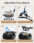 EasyTime Watch Repair Kit, Watch Link Removal Tool, Watch Band Adjustment, Including Watch Back Case Opener, Spring Bar, Operation Manual, Suitable for Battery Replacement and Strap disassemble 🍁 All In One Marketplace Canada