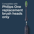 PHILIPS One By Sonicare Battery Toothbrush, Midnight, Hy1100/04, 1 Count 🍁 All In One Marketplace Canada
