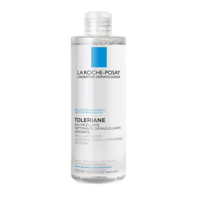 La Roche Posay Toleriane Micellar Water for Ultra Sensitive Skin, Cleanses and Removes Makeup, formulated with Glycerin & Thermal Spring Water, Hypoallergenic, Recommended by Dermatologists, 400ml 🍁 All In One Marketplace Canada