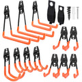 Garage Hooks Heavy Duty 14 Pack, Steel Garage Storage Hooks, Tool Hangers for Garage Wall Utility Wall Mount Hooks and Hangers with Anti-Slip Coating for Garden Tools, Ladders, Bulky Items 🍁 All In One Marketplace Canada