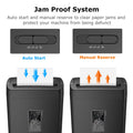 Bonsaii 12-Sheet Cross Cut Paper Shredder, 5.5 Gal Home Office Heavy Duty Shredder for Paper, Credit Card, Mail, Staples, with Transparent Window, High Security Level P-4 (C275-A) 🍁 All In One Marketplace Canada